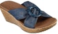 (Women) Skechers Beverlee-Sail 'Blue Brown' 119327-NVY