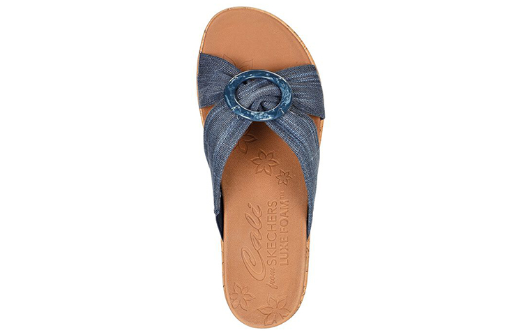Shop (Women) Skechers Beverlee-Sail 'Blue Brown' 119327-NVY