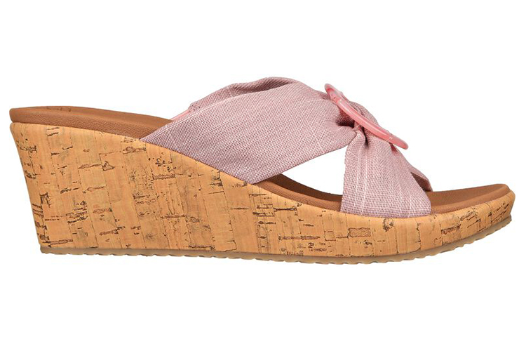 Order Skechers Beverlee-Sail 坡跟休閒時尚涼鞋 女款 粉棕