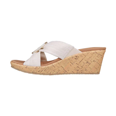 (W) Skechers Beverlee-Sail 'White Brown'