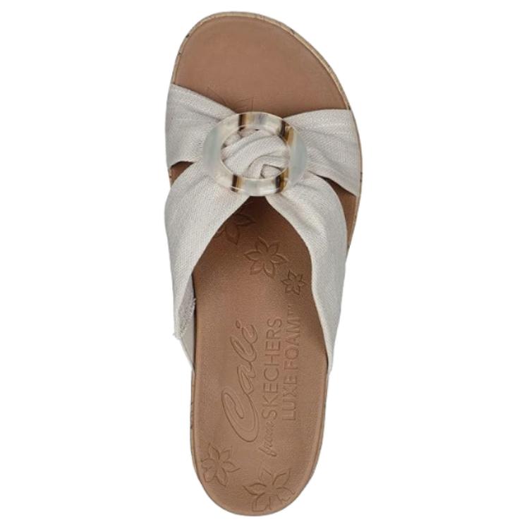 Lookbook (Women) Skechers Beverlee-Sail 'White Brown' 119327-NAT