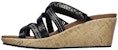 (Women) Skechers Beverlee-Tiger Posse Sandal 'Black Wedge' 31714-BLK