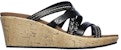 (Women) Skechers Beverlee-Tiger Posse Sandal 'Black Wedge' 31714-BLK