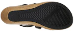 Shop (Women) Skechers Beverlee-Tiger Posse Sandal 'Black Wedge' 31714-BLK