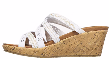 (Women) Skechers Beverlee-Tiger Posse Sandal 'White' 31714-WHT (Women) Skechers Beverlee-Tiger Posse Sandal 'White' 31714-WHT