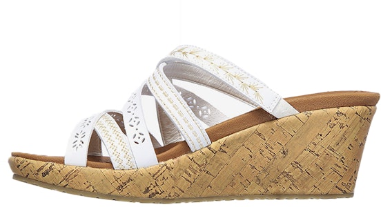 (W) Skechers Beverlee-Tiger Posse Sandalia 'Blanca' 31714-WHT Buy (W) Skechers Beverlee-Tiger Posse Sandalia 'Blanca' 31714-WHT