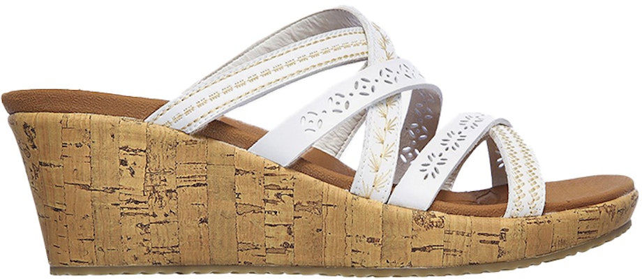 (Women) Skechers Beverlee-Tiger Posse Sandal 'White' 31714-WHT Order (Women) Skechers Beverlee-Tiger Posse Sandal 'White' 31714-WHT