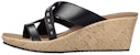 (Women) Skechers Beverlee 'Black Brown Wedge' 119085-BLK