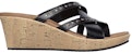 (Women) Skechers Beverlee 'Black Brown Wedge' 119085-BLK