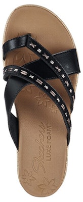 (Women) Skechers Beverlee 'Black Brown Wedge' 119085-BLK Shop (Women) Skechers Beverlee 'Black Brown Wedge' 119085-BLK