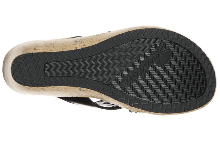 Purchase (Women) Skechers Beverlee 'Black Brown Wedge' 119085-BLK