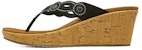 (Women) Skechers Beverlee 'Black Casual Wedge Slide' 119257-BLK