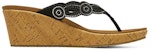 (Women) Skechers Beverlee 'Black Casual Wedge Slide' 119257-BLK