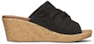 (Women) Skechers Beverlee 'Black Wedge Slide' 32958-BLK