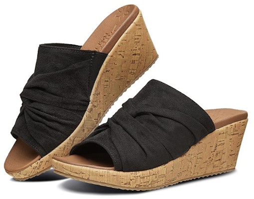 (Women) Skechers Beverlee 'Black Wedge Slide' 32958-BLK Lookbook (Women) Skechers Beverlee 'Black Wedge Slide' 32958-BLK