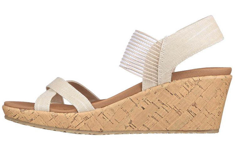 (Women) Skechers Beverlee 'Casual Outing White' 119323-NAT