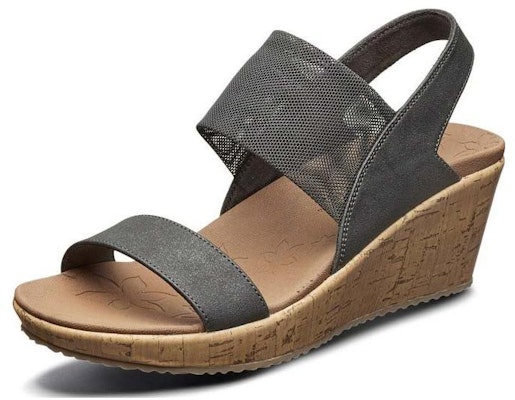 (Women) Skechers Beverlee 'Charcoal Grey' 31718-CCL Shop (Women) Skechers Beverlee 'Charcoal Grey' 31718-CCL