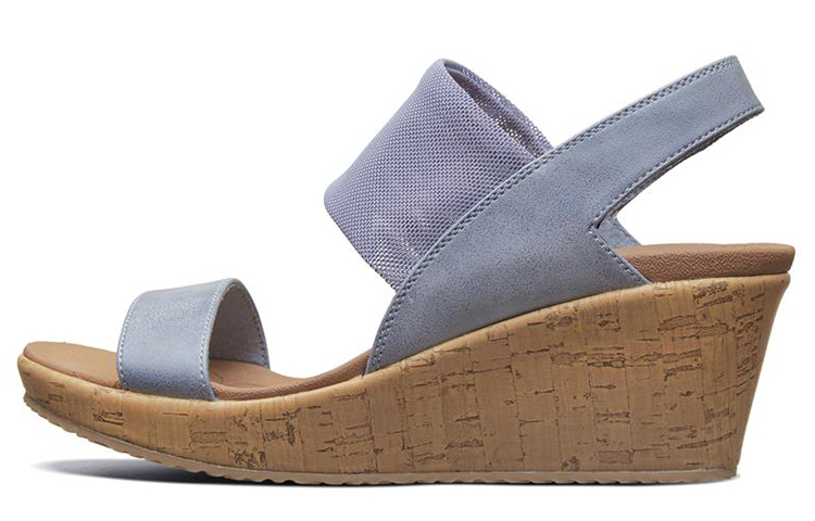 Buy Skechers Beverlee 休閒坡跟涼鞋 女款 暗灰藍色