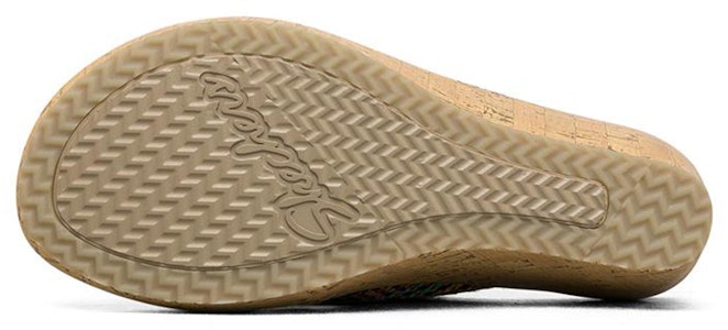 (W) スケッチャーズ Beverlee ファッションウェッジスリッパ (タン) 38554-MLT Shop (W) スケッチャーズ Beverlee ファッションウェッジスリッパ (タン) 38554-MLT