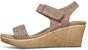 (Women) Skechers Beverlee Sandals Brown 119011-BRN