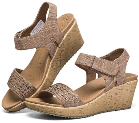 (W) 스케쳐스 베벌리 샌들 브라운 (Skechers Beverlee Sandals Brown) 119011-BRN Lookbook (W) 스케쳐스 베벌리 샌들 브라운 (Skechers Beverlee Sandals Brown) 119011-BRN