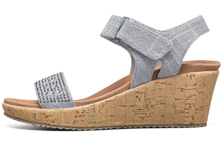 (Women) Skechers Beverlee Sandals Grey 119011-GRY