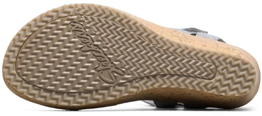 (Women) Skechers Beverlee Sandals Grey 119011-GRY Shop (Women) Skechers Beverlee Sandals Grey 119011-GRY
