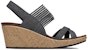(Women) Skechers Beverlee Wedge Sandal 'Black Fashion' 31723-BLK