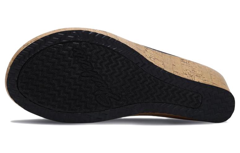 Purchase (Women) Skechers Beverlee Wedge Sandal 'Black Fashion' 31723-BLK