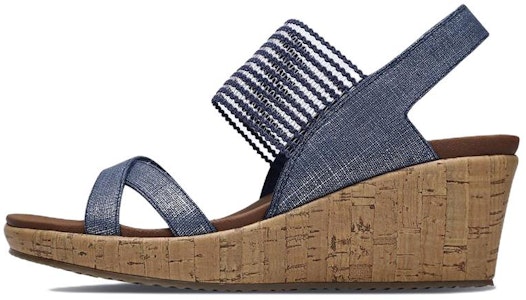 (W) Sandalia de Cuña Skechers Beverlee 'Azul Marino' 31723-NVY Buy (W) Sandalia de Cuña Skechers Beverlee 'Azul Marino' 31723-NVY