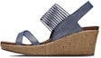Buy (Women) Skechers Beverlee Wedge Sandal 'Navy Blue' 31723-NVY