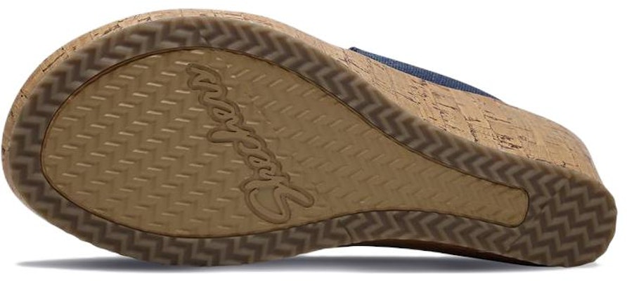 (W) Skechers Beverlee Wedge Sandal 'Biru Navy' 31723-NVY Purchase (W) Skechers Beverlee Wedge Sandal 'Biru Navy' 31723-NVY