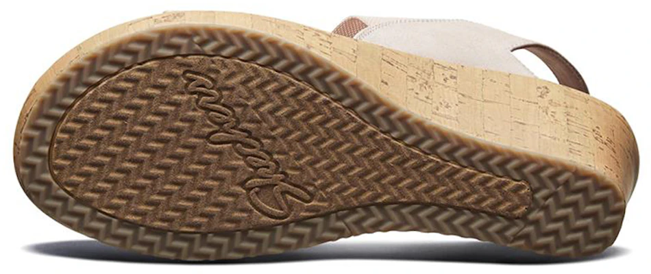 (Women) Skechers Beverlee Wedge Sandal 'Nude Pink' 31718-BLSH Shop (Women) Skechers Beverlee Wedge Sandal 'Nude Pink' 31718-BLSH