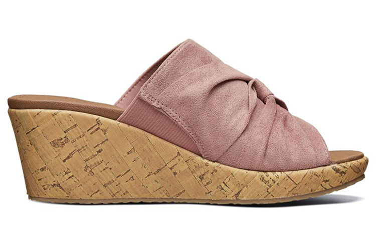 Order (W) Skechers Beverlee Wedge Sandal 'Merah Jambu' 32958-PNK