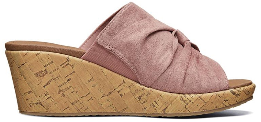 (Women) Skechers Beverlee Wedge Sandal 'Pink' 32958-PNK Order (Women) Skechers Beverlee Wedge Sandal 'Pink' 32958-PNK