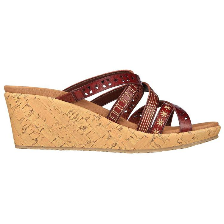 Order (W) Skechers Beverlee Wild ''Roodbruin'' 119353-CHOC