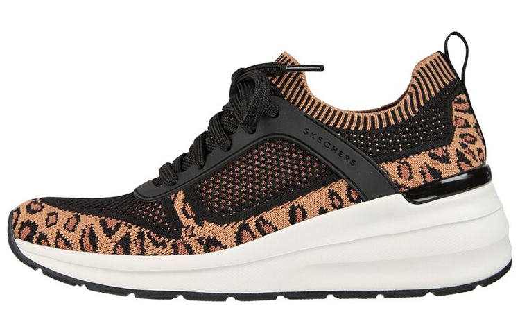 (Women) Skechers Billion 'Leopard Lady' 155624-BKLD