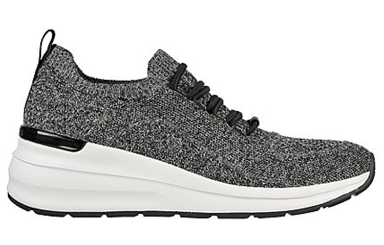 Order (Women) Skechers Billion 'Woven Walks Black and White' 155626-BLK