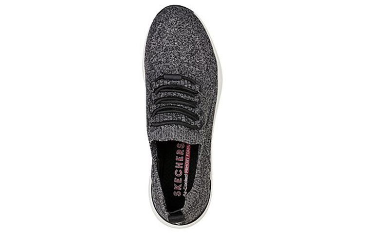 Shop (Women) Skechers Billion 'Woven Walks Black and White' 155626-BLK
