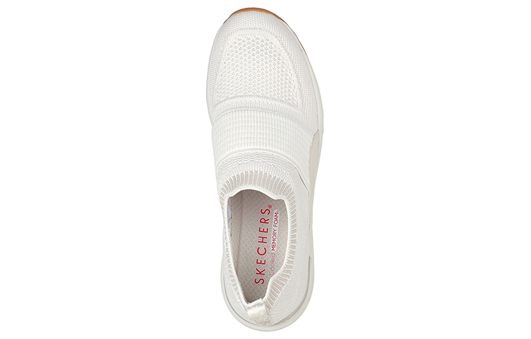 Lookbook (W) Skechers Billion Slip-On 'Over The Top Blanco' 155627-WHT