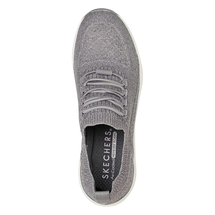 Shop (Women) Skechers Billion Slip-On 'Woven Walks Grey' 155626-GRY