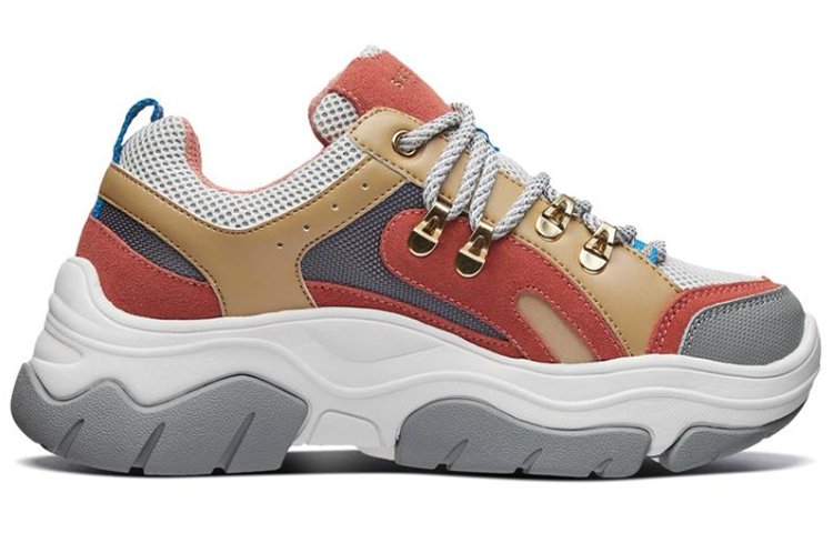 (W) Skechers Black Jack Sneakers Brown/White/Red 圖 2