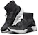 (W) Skechers Blok Hitam/Putih 68855-BLK