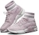 (Women) Skechers Block White/Purple 68855-LIL