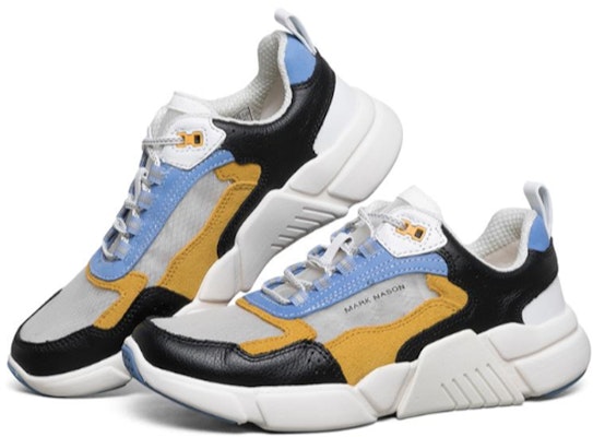 (Women) Skechers Block Sports Shoes Yellow/Blue 69347-WMLT Lookbook (Women) Skechers Block Sports Shoes Yellow/Blue 69347-WMLT