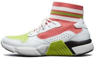 (Women) Skechers Block Pink/White/Green 68855-WMLT (Women) Skechers Block Pink/White/Green 68855-WMLT