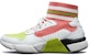 (Women) Skechers Block Pink/White/Green 68855-WMLT