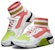 (Women) Skechers Block Pink/White/Green 68855-WMLT