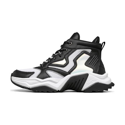 (W) Skechers Block Smart 'Black White'