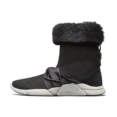 (W) Skechers Block Snow Boots 'Black Grey'